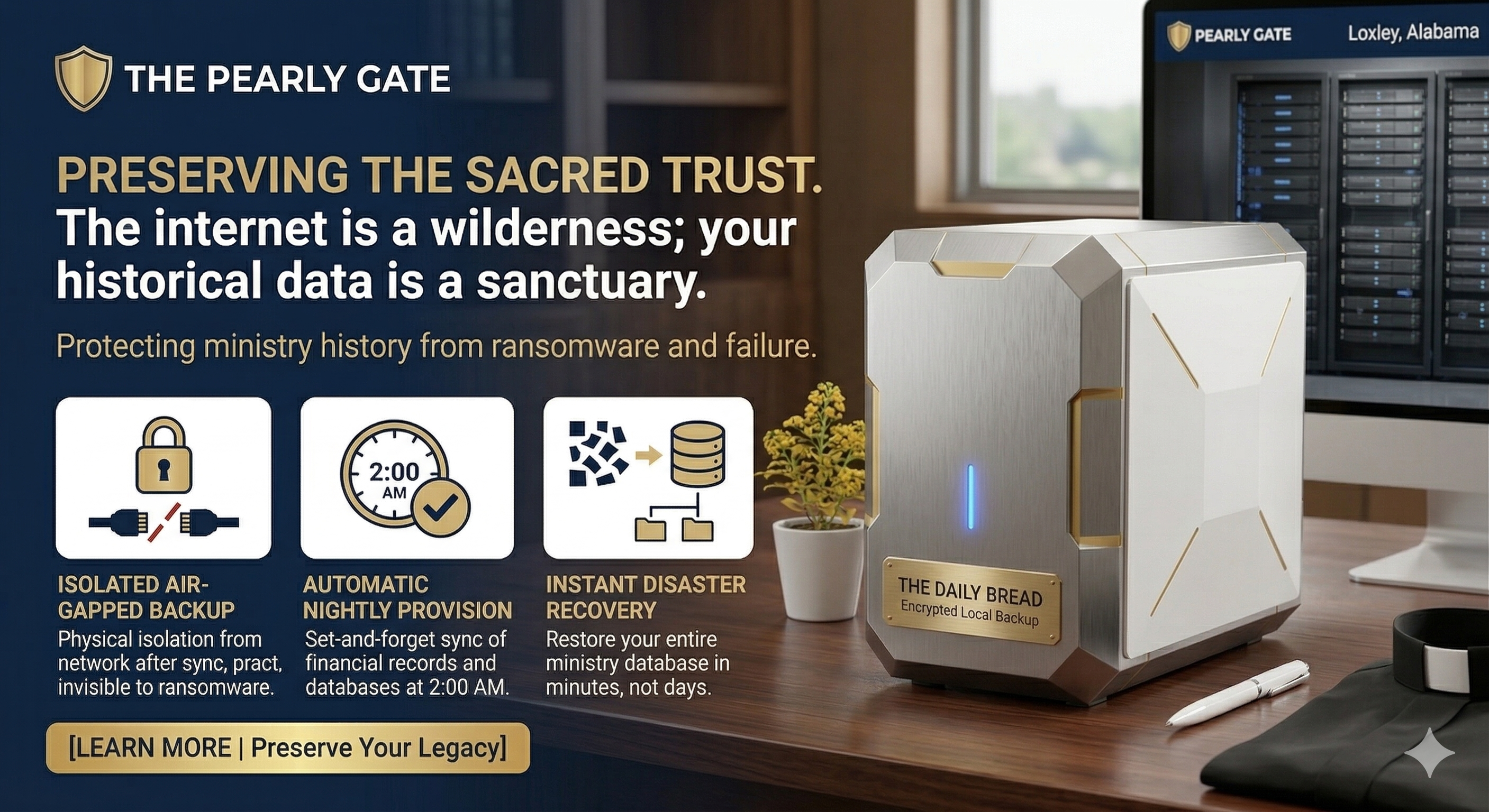 The Daily Bread Air-Gapped Provision Drive